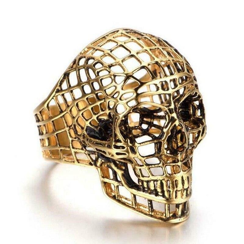 Bague Tête de Mort <br/> Design (Acier)