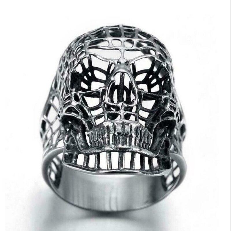 Bague Tête de Mort <br/> Design (Acier)