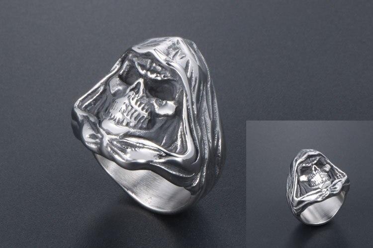 Bague Faucheuse <br/> De La Mort (Acier)