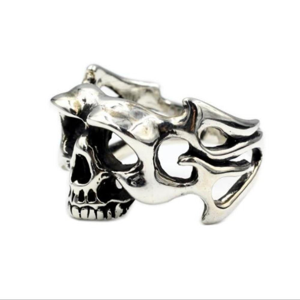 Bague Biker Homme (Argent)