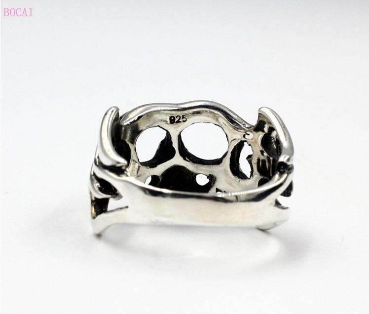 Bague Biker Homme (Argent)