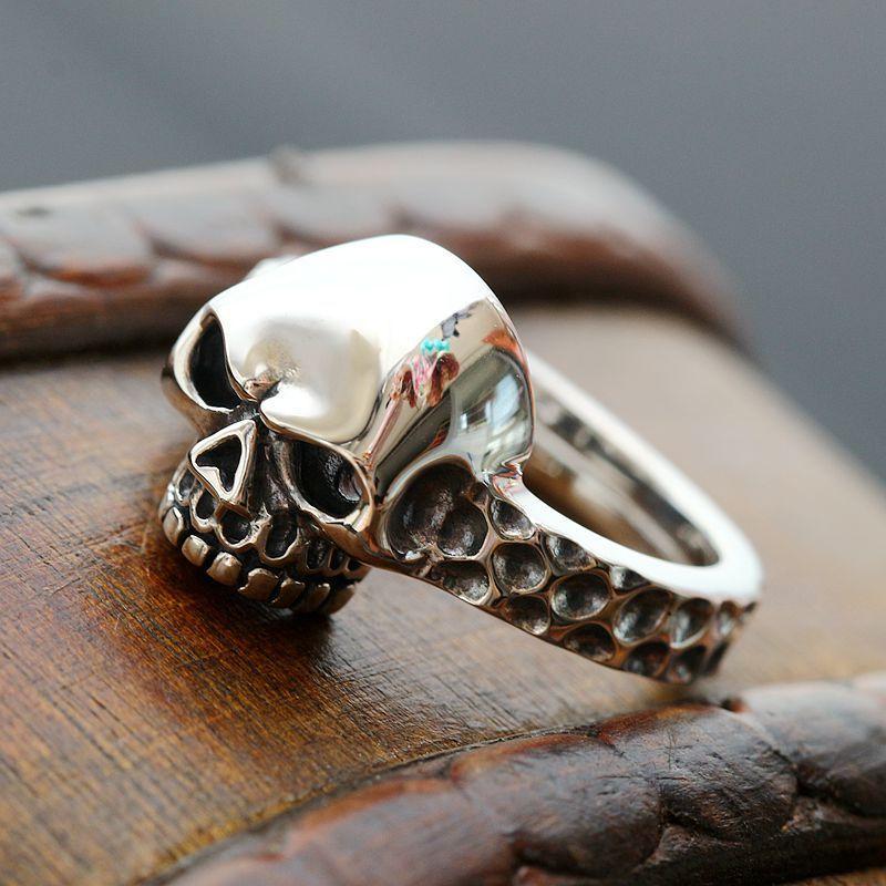 Bague Skull Démon (Argent)