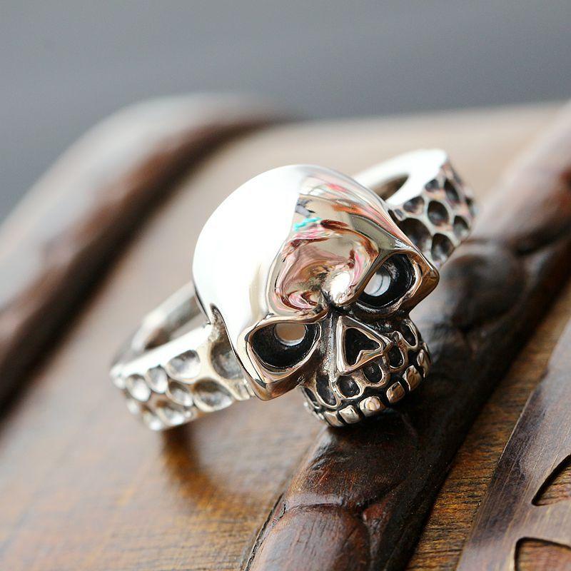 Bague Skull Démon (Argent)