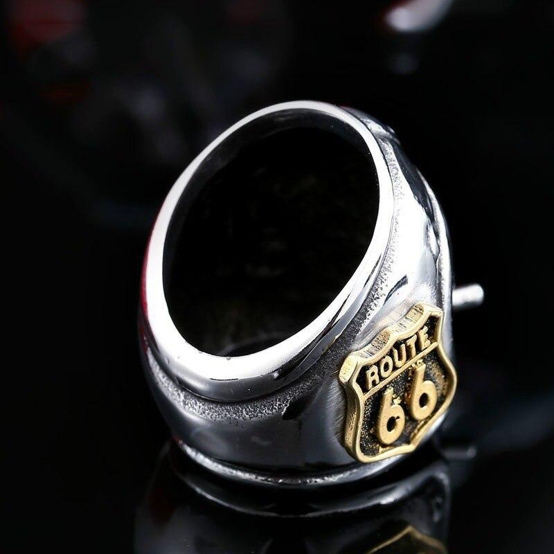 Bague Route 66 (Acier)