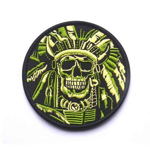 Écusson Tête de Mort <br/> Indienne