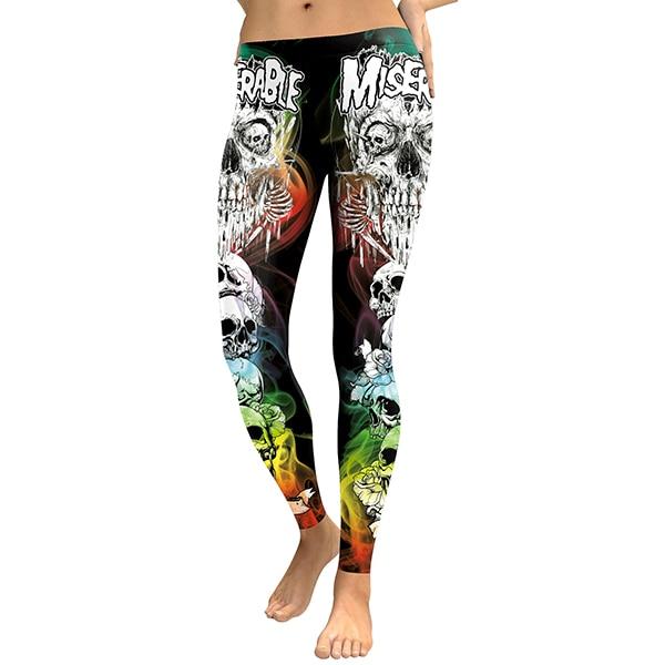 Legging Tête de Mort <br/> Colorée