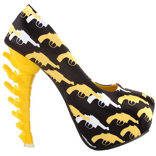 Escarpin Tête de Mort <br/> Pistolet