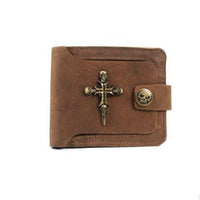 Thumbnail for Portefeuille Crâne en Cuir