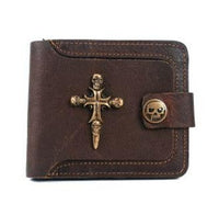 Thumbnail for Portefeuille Crâne en Cuir