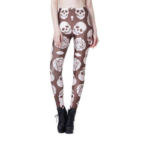 Thumbnail for Legging Tête de Mort <br/> Avec Rose