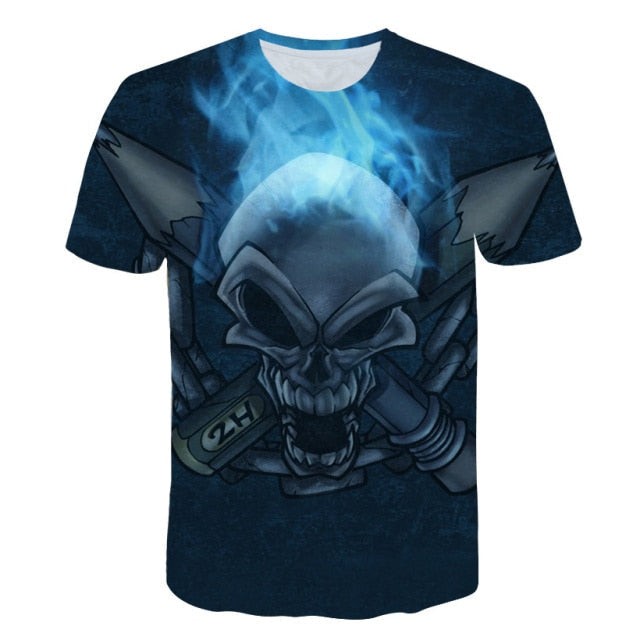 T-Shirt Squelette De La Mort