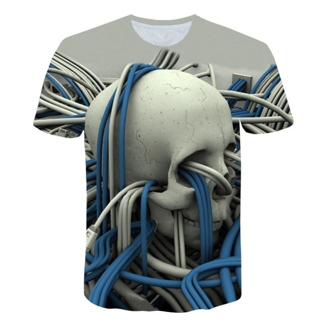 T-Shirt Squelette De La Mort