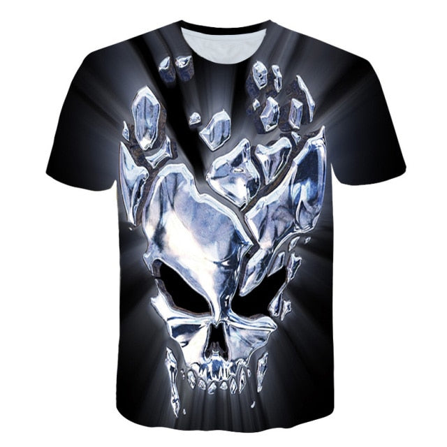 T-Shirt Squelette De La Mort