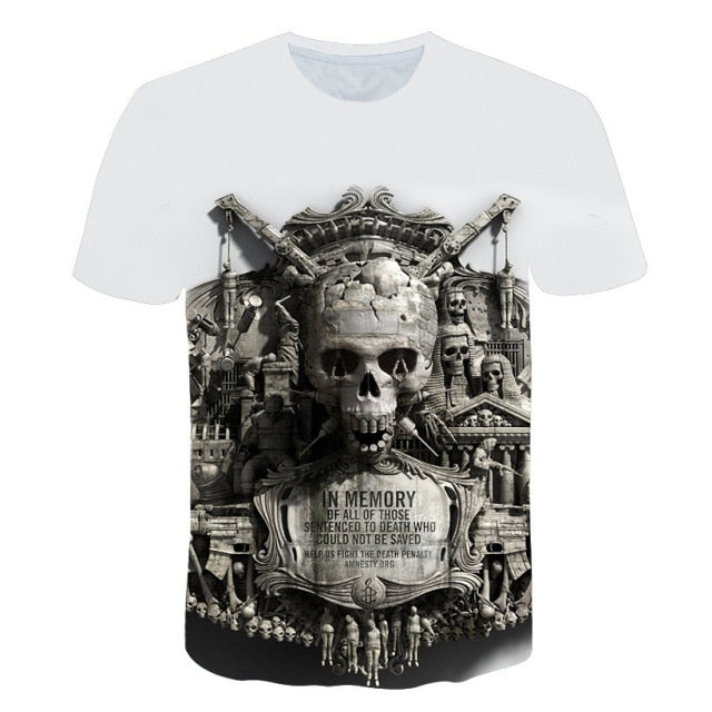 T-Shirt Squelette De La Mort