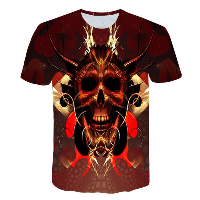 T-Shirt Squelette De La Mort