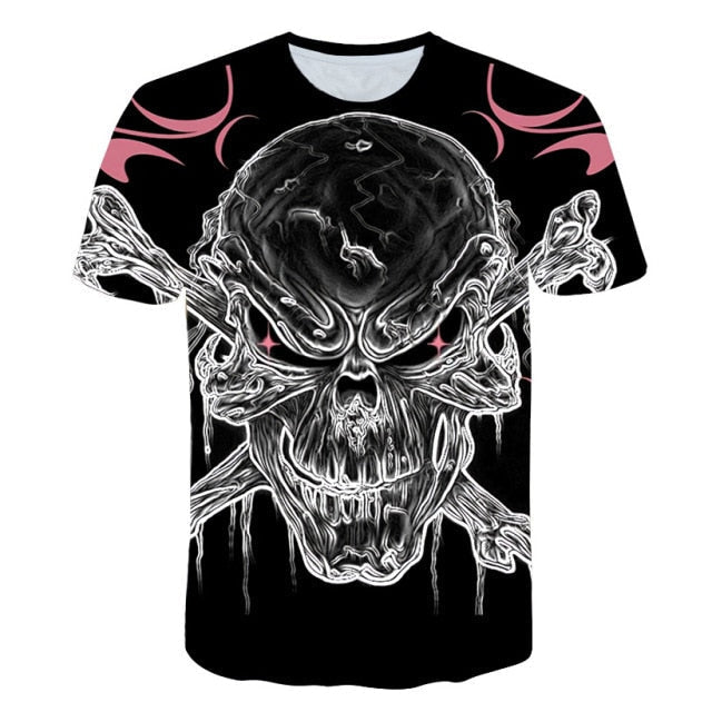 T-Shirt Squelette De La Mort