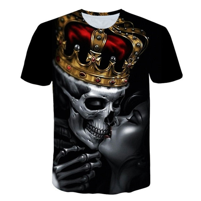 T-Shirt Squelette De La Mort