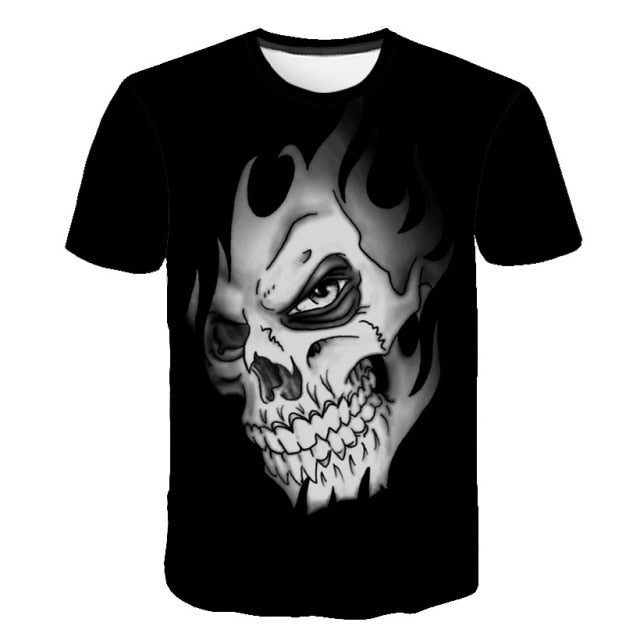 T-Shirt Squelette De La Mort