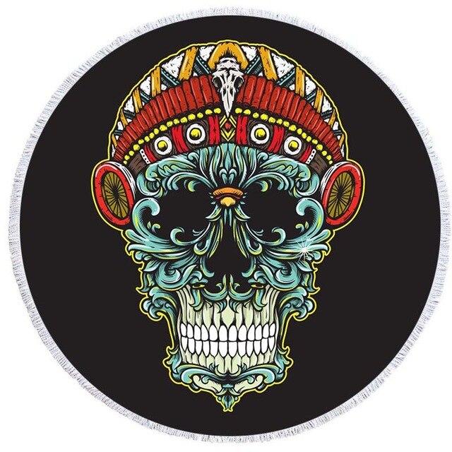 Serviette Tête de Mort <br/> Mexicaine Calavera