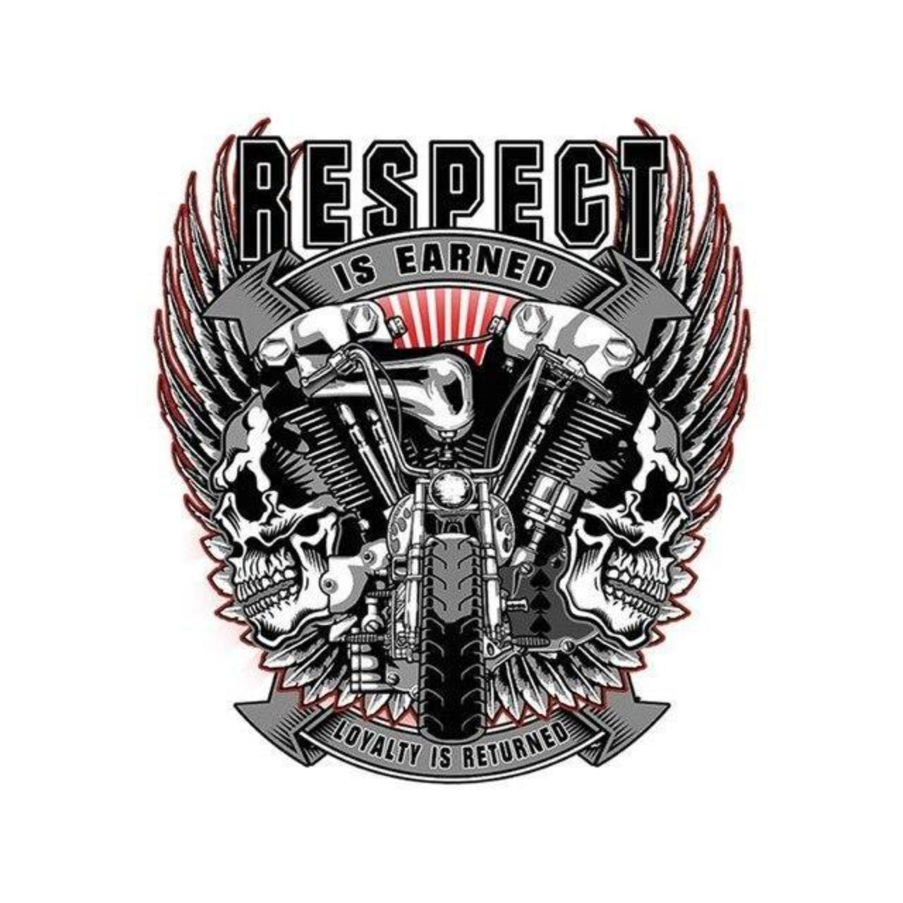 Transfert Tête de Mort <br/> Moto