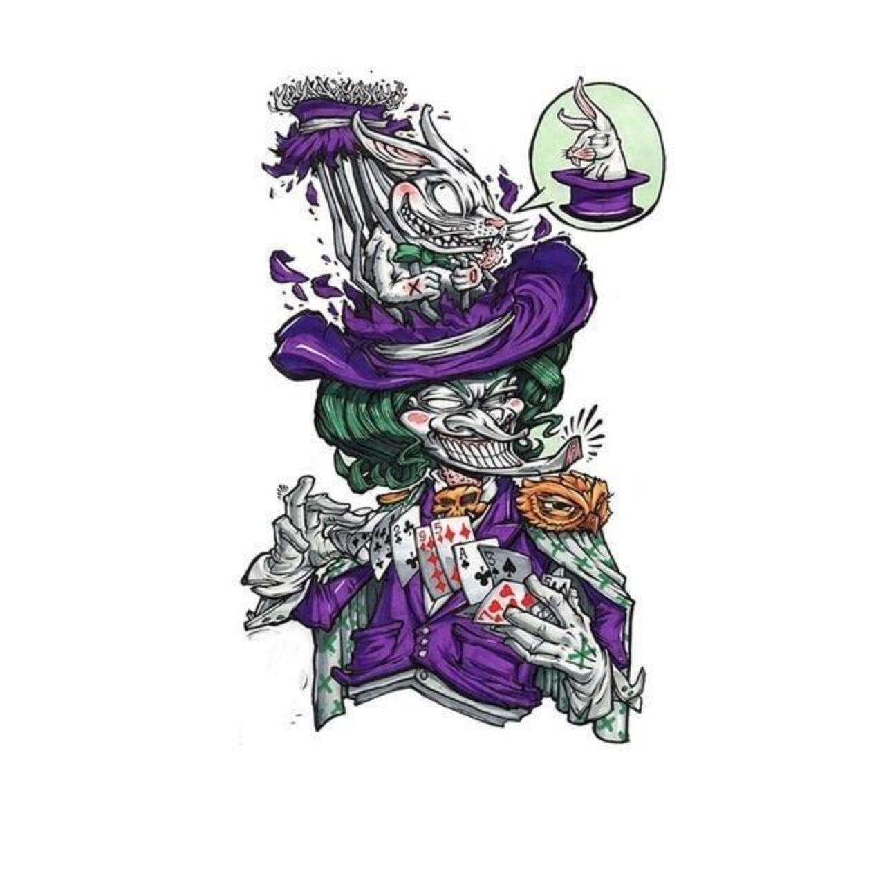 Transfert Tête de Mort <br/> Joker