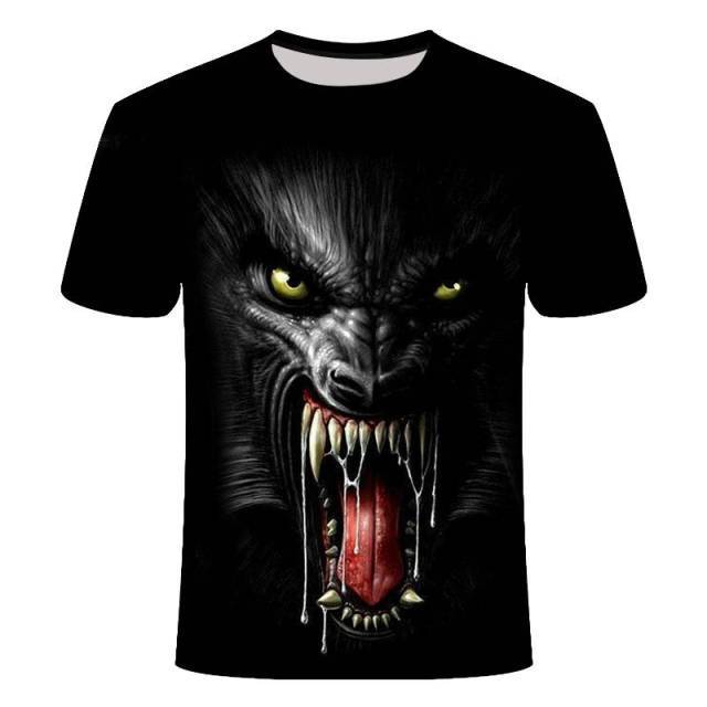 T-Shirt Tête de Mort <br/> Lion