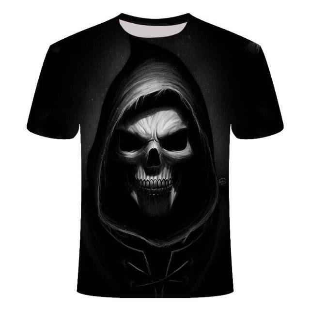 T-Shirt Tête de Mort <br/> Lion