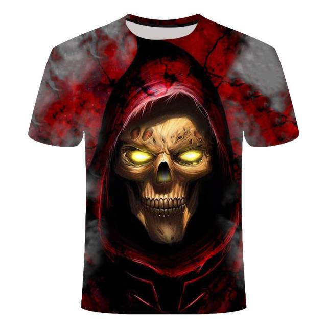 T-Shirt Tête de Mort <br/> Lion