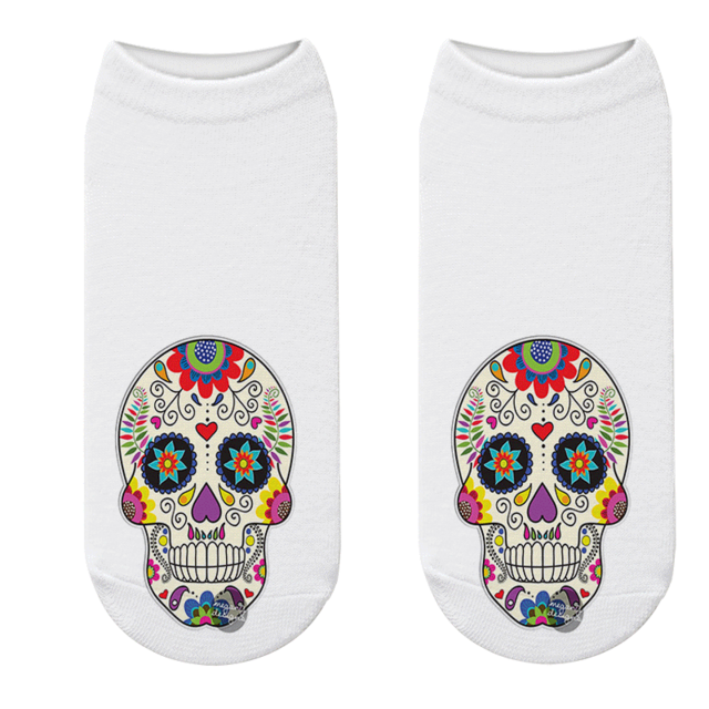 Chaussette Crâne Mexicain Calavera