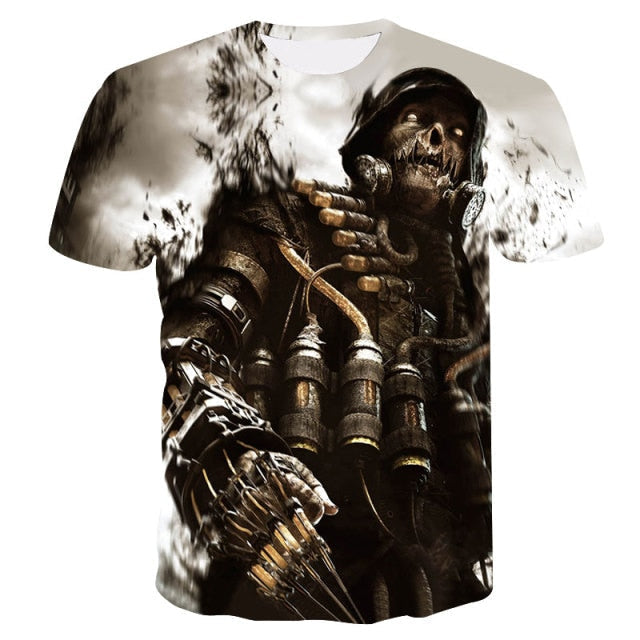 T-Shirt Tête de Mort <br/> Homme