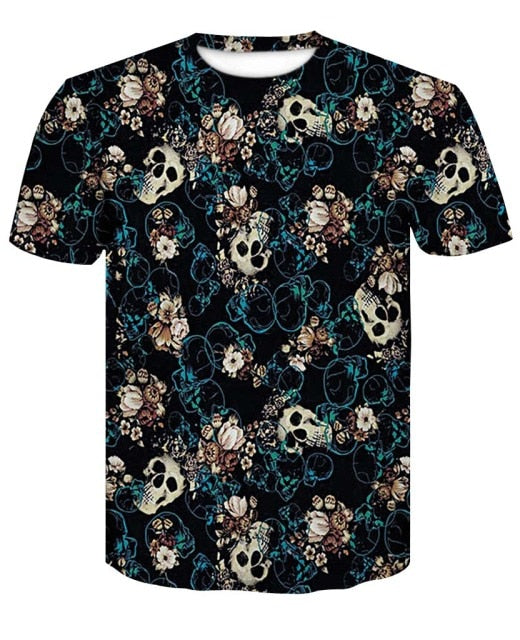 T-Shirt Tête de Mort <br/> Homme