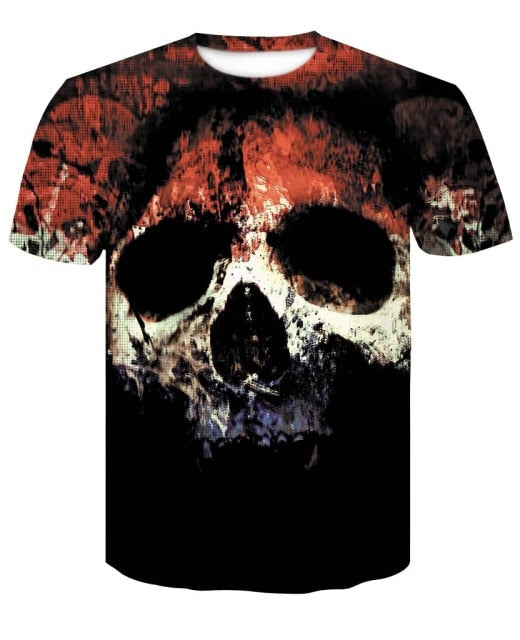 T-Shirt Tête de Mort <br/> Homme