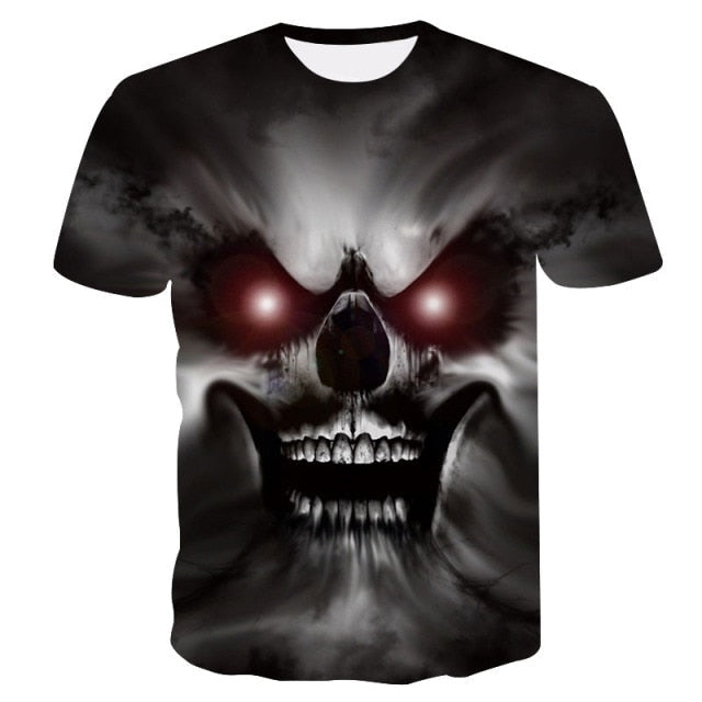 T-Shirt Tête de Mort <br/> Homme