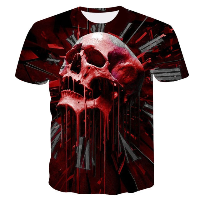 T-Shirt Tête de Mort <br/> Homme