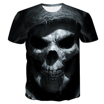 T-Shirt Tête de Mort <br/> Homme