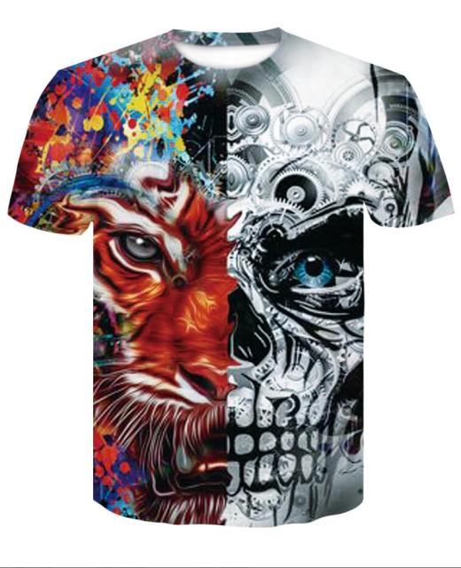 T-Shirt Tête de Mort <br/> Homme