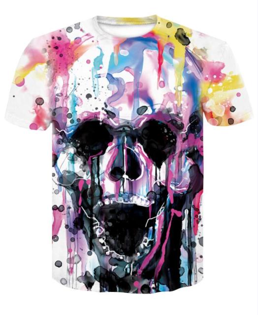 T-Shirt Tête de Mort <br/> Homme