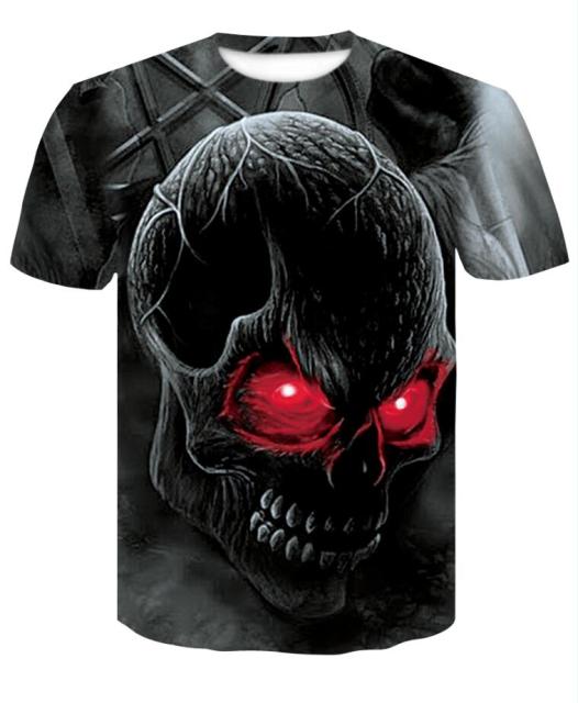 T-Shirt Tête de Mort <br/> Homme