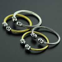 Thumbnail for Bracelet Câble Crâne (Acier)