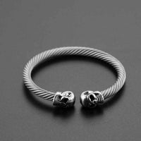 Thumbnail for Bracelet Câble Crâne (Acier)