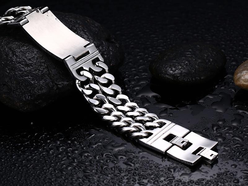 Bracelet Biker Homme (Acier)
