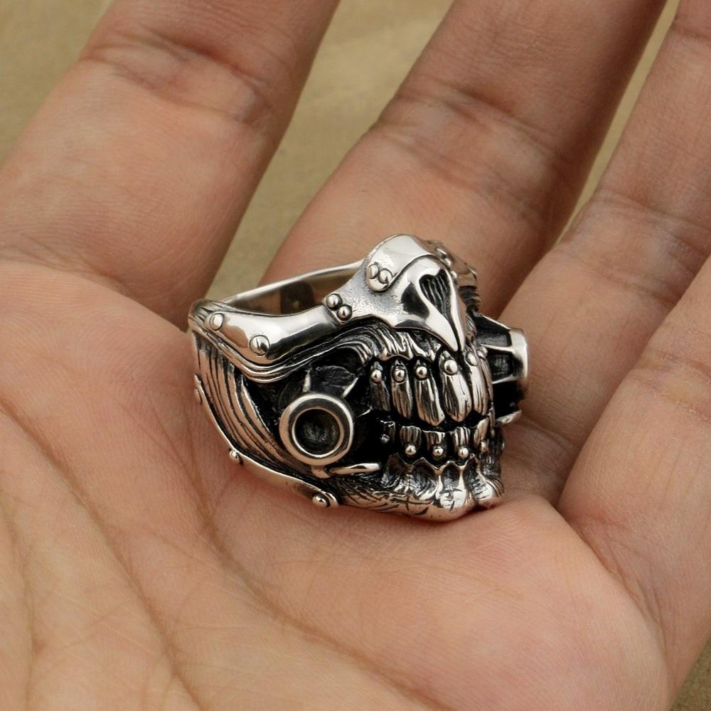 Bague Crâne Mad Max (Argent)