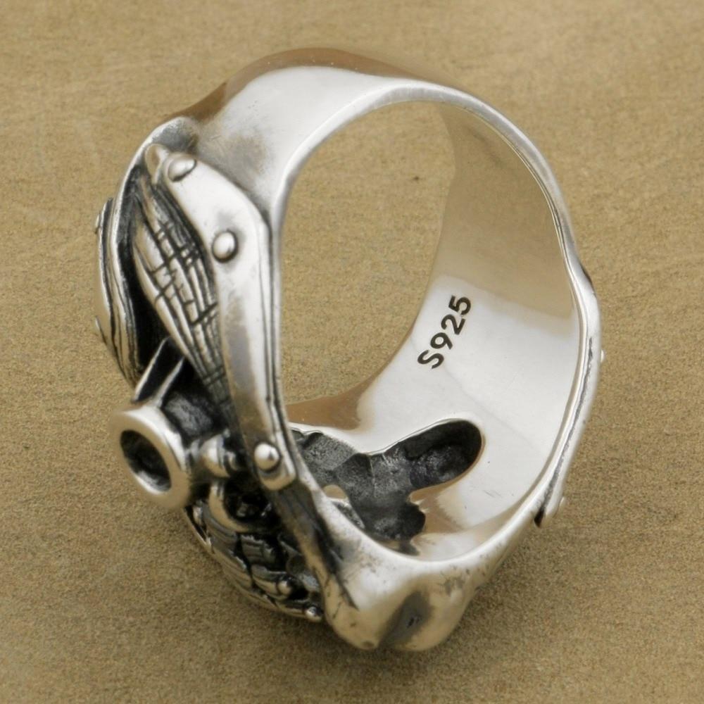 Bague Crâne Mad Max (Argent)