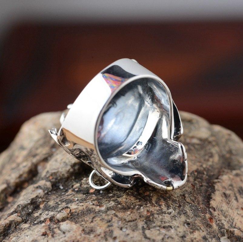 Bague Punk Homme (Argent)