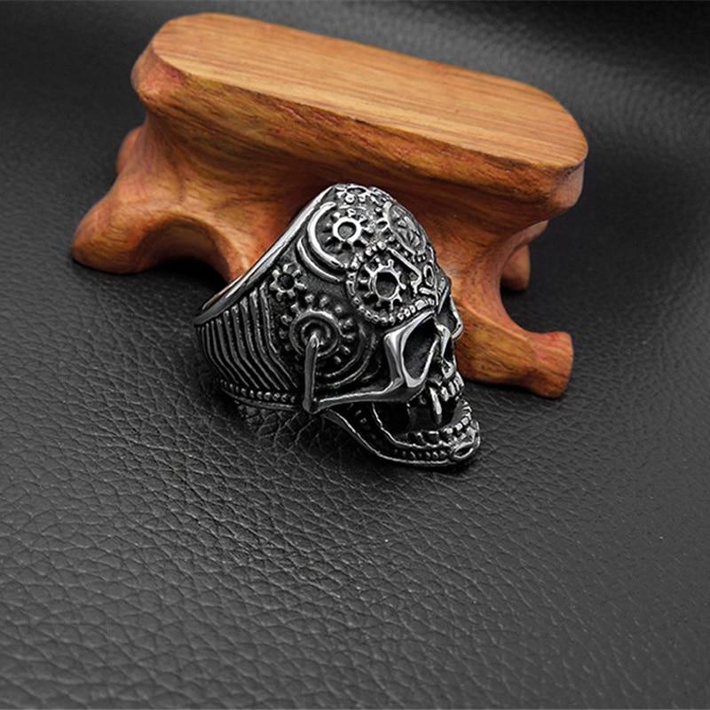 Bague Steampunk Homme (Acier)