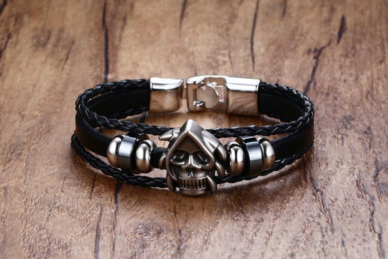 Bracelet Faucheuse (Cuir)