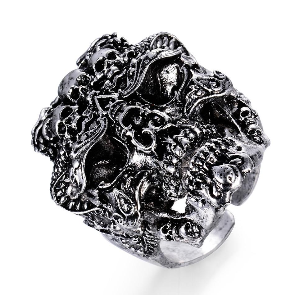 Bague Biker Homme (Acier)