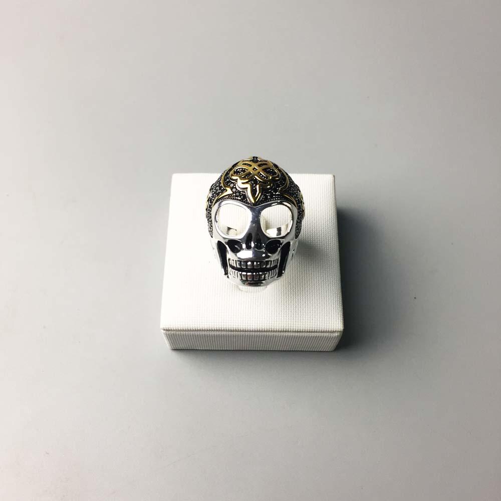 Bague Crâne Homme (Argent)