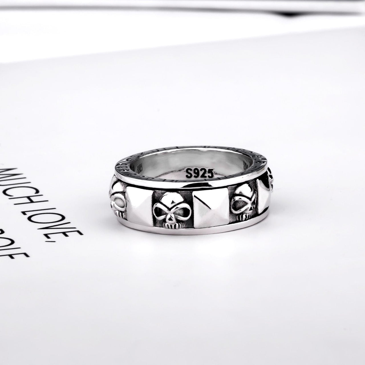 Bague Tête de Mort <br/> Argent 925