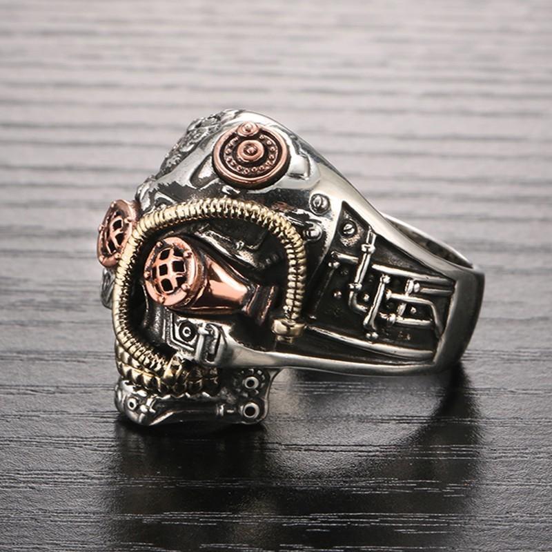 Bague Steampunk (Argent)